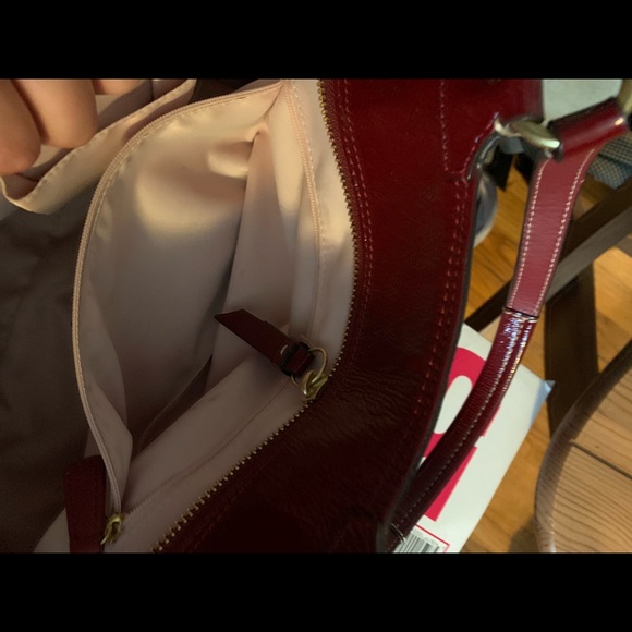 COACH Red / Maroon Leather Shoulder Tote - Picture 8 of 8